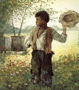 Winslow Homer Busy Bee oil painting artist